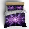 Purple floral abstract design. Bedding sets Duvet cover sets Duvet covers Pillowcases(1 * Duvet Cover 2 * Pillowcases without duvet insert)