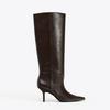 Women's Knee High Boots Stiletto Heel Pointed Toe Sleek Elegant Autumn/Winter Versatile Fashion Footwear Ladies' Mid Boots