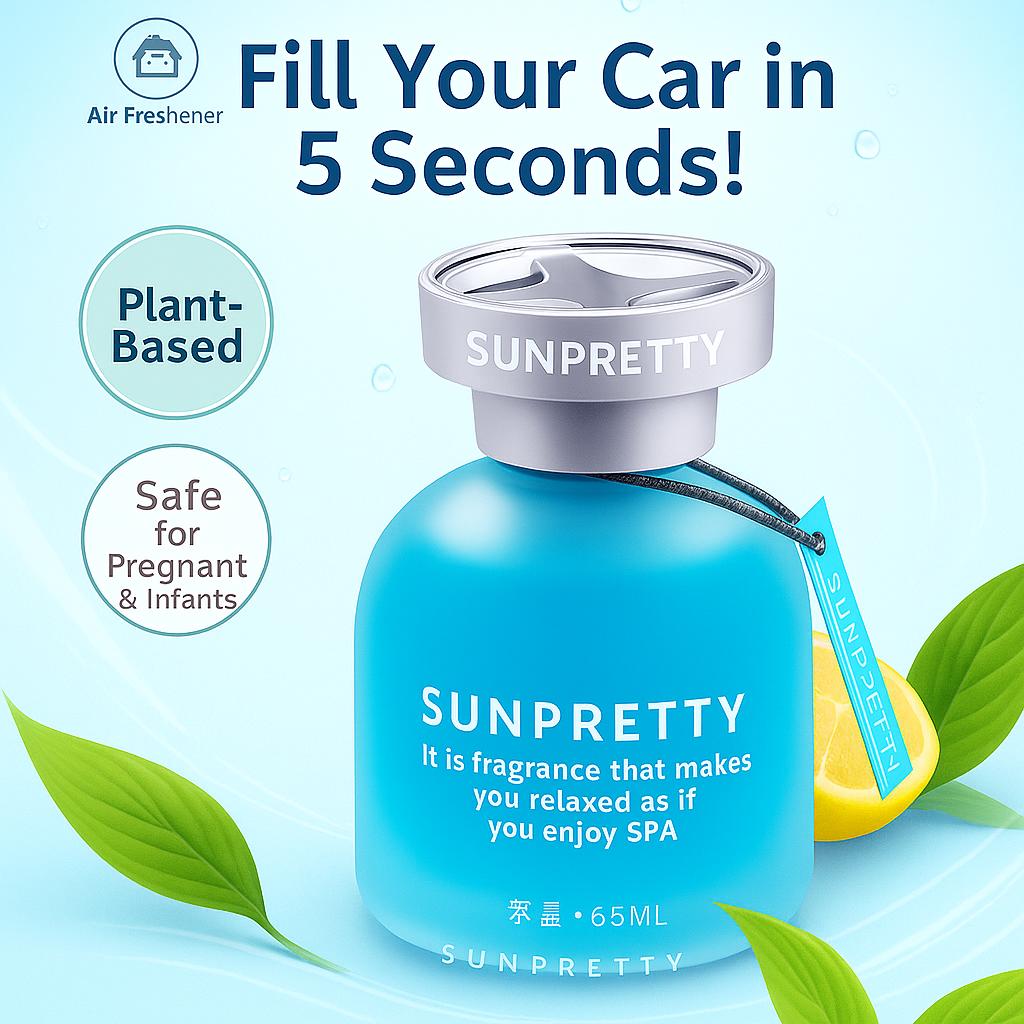 65ML Car Perfume Long-lasting Fragrance Dual-purpose for Both Car and Room Deodorizing Air Freshener