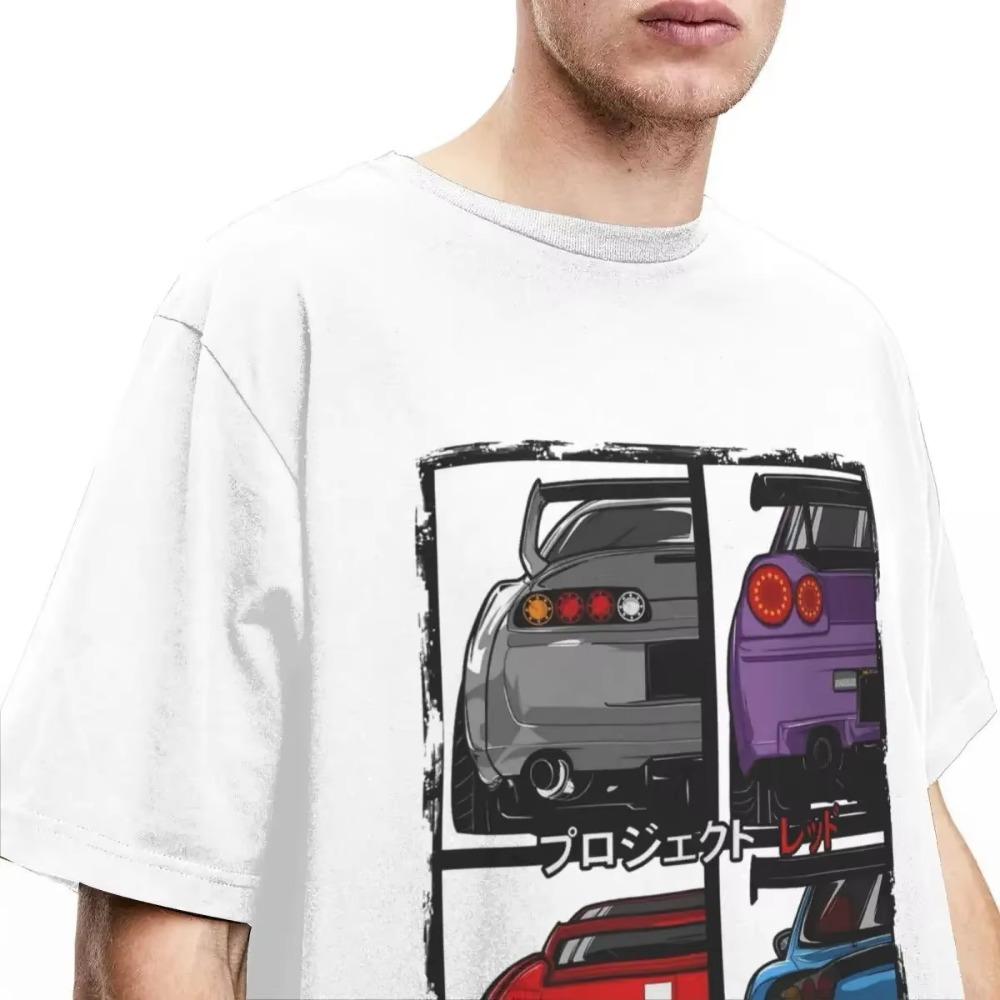 JDM R34 NSX FD3S RX7 Skyline GTR pro Muže Ženy Tričko GT-R Oblečení pro Sportovní Auto Tričko Trička Dárek Oblečení