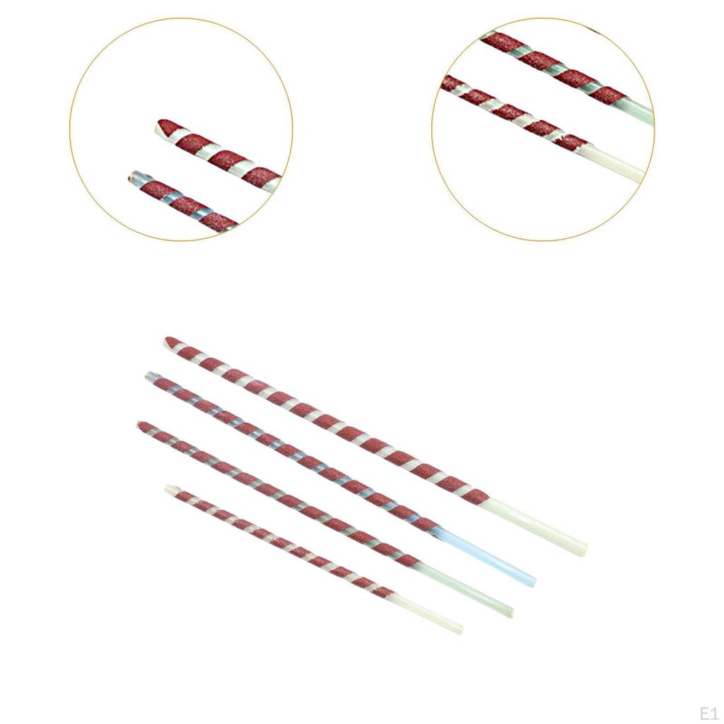 4 Pieces DIY Fishing Rod Building Tools 8mm 9mm 10mm 12mm Lightweight Portable Professional Hand