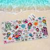 Japan Tokidoki Beach Towel Colorful Bath Towels for Girl Microfiber Quick Dry Custom Sand Free Beach Yoga Spa Gym Pool