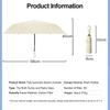 Portable UV Protection Automatic Umbrellas UPF50+ Folding Sun Umbrella Compact Windproof Sun Shade Umbrella Summer