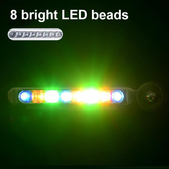 2ks Denní svícení Poháněno větrem Super jasné Přenosné Není potřeba externí napájecí zdroj LED DRL lampa do auta