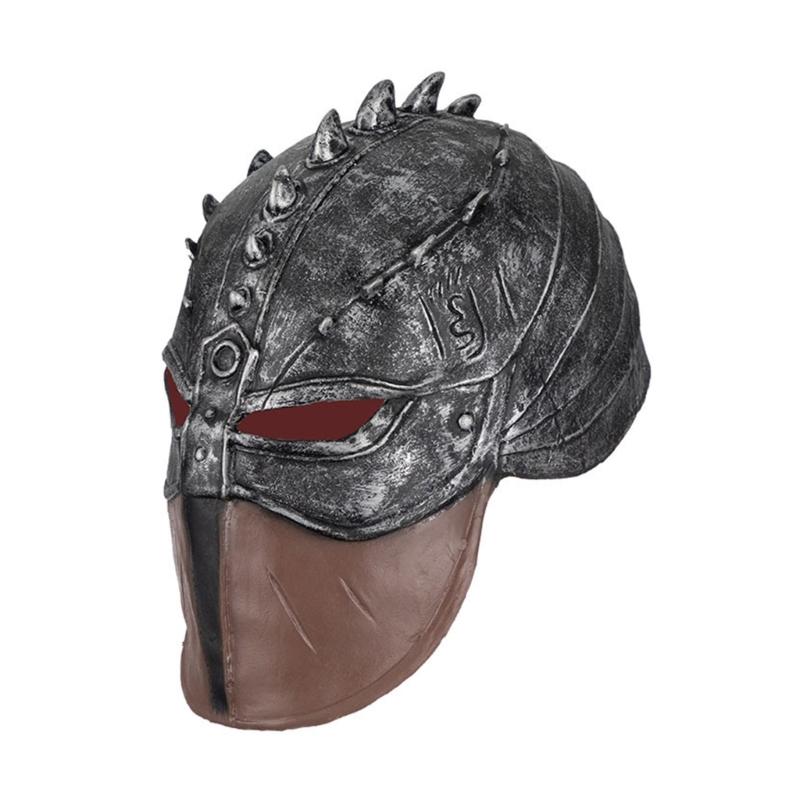 Movie Hiccup Latex Mask Helmet Role Play Accessory Face Cover For Cosplay And Halloween Costume Party
