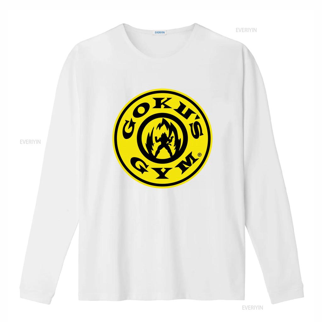 Gokus Gym Golds Inspires Workout T Shirt for Men Blue Size Large A2 Vintage Washed Versatile Fashion Graphic