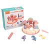 Children Wooden Play Food Set Birthday Cake Accessories Imaginative Fun Gift