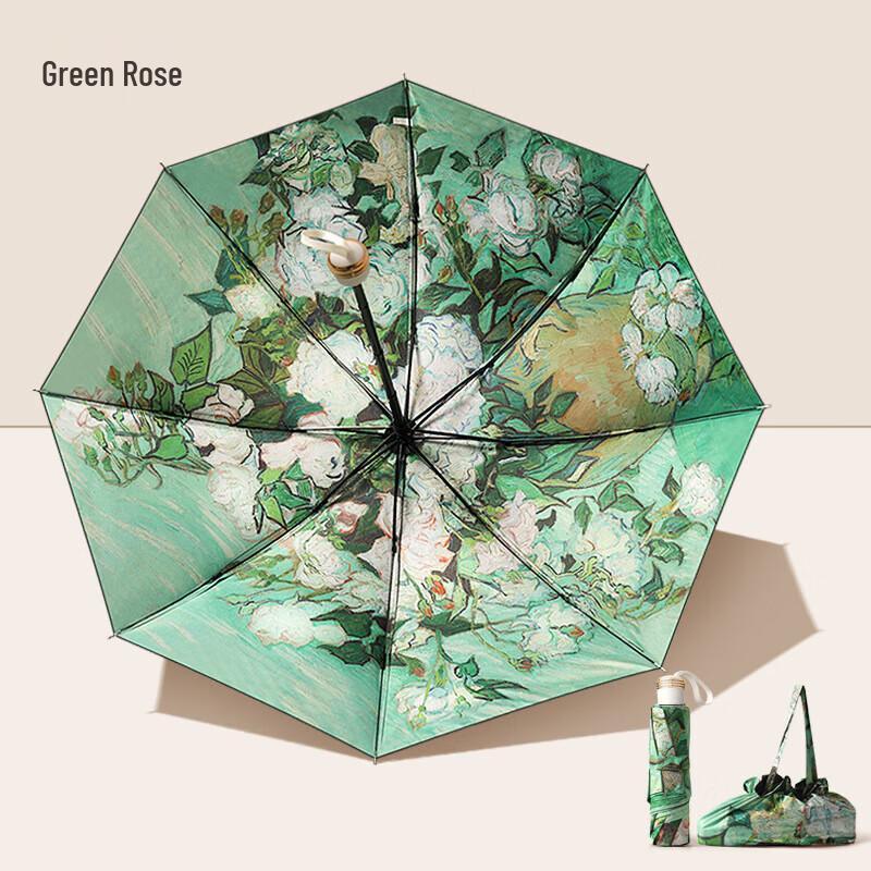 Xuqing Double-Sided Floral Manual Folding Umbrella