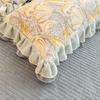 Winter Double-layer Lace Pillowcase Set 48X74 Pillow Core Cover Warm Carved Velvet Pillowcase Cover