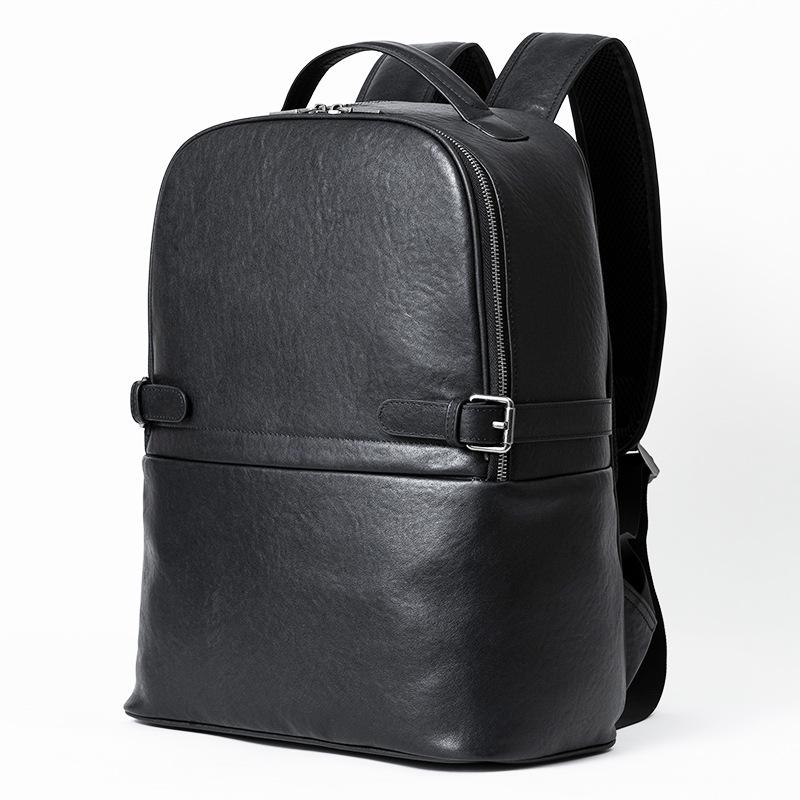 Genuine Leather Backpack Men's Business Bag Fashion Top Layer Cowhide Backpack Casual Men's Computer Backpack