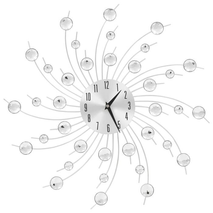 VidaXL Horloge Murale avec Mouvement à Quartz Design Moderne Pendule de Salon 50643