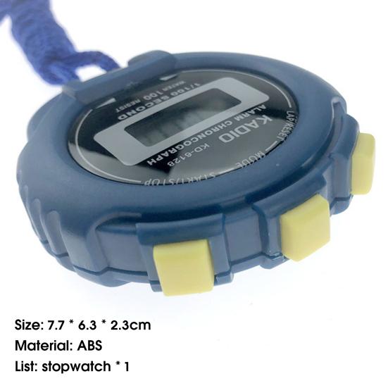 Sport Stopwatch Portable Professional Single Row Large Display Display Digital Chronograph for Training