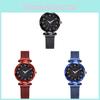 Montre à Quartz Lumineuse Numérique Ciel Étoilé à Bracelet Magnétique Pour Étudiants