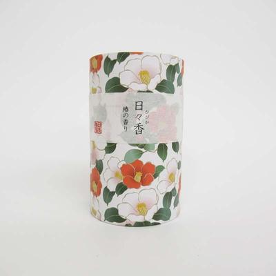 Cylindrical Incense Sticks, Hibika, Camellia Scent