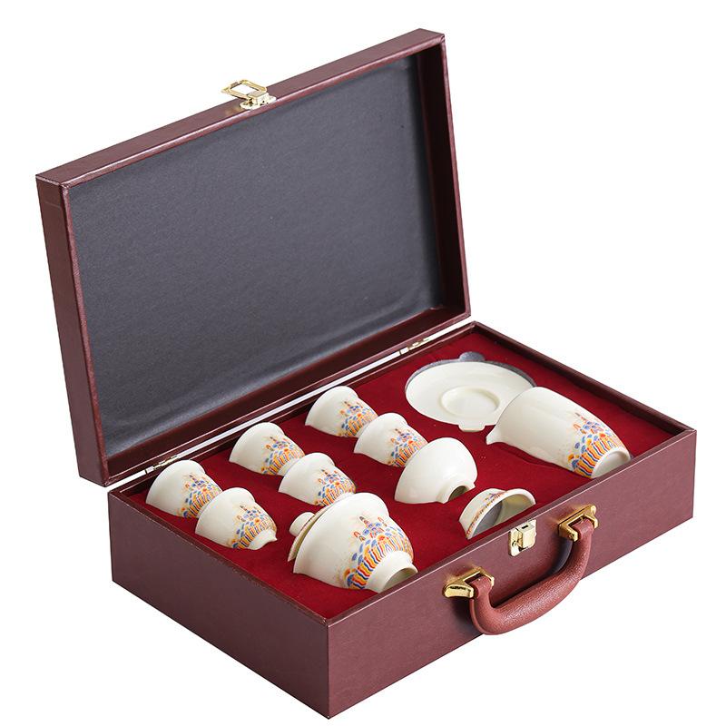Huangshi Suzai Jade Porcelain Kung Fu Tea Set Business Company