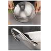 Stainless Steel Wok Pan for Home and Restaurant Stir-Frying