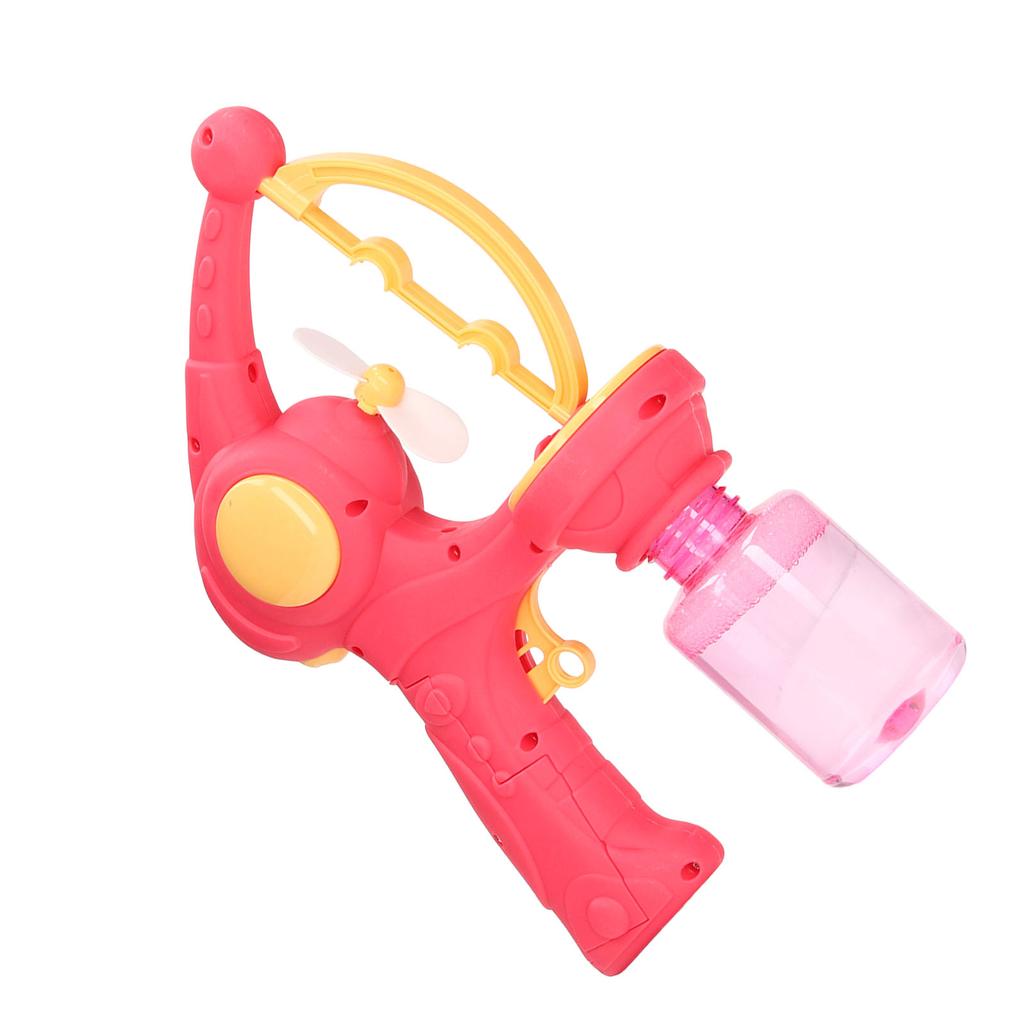 Bubble   Automatic Convenient Handle Battery Powered Interesting Fan Function Cartoon Bubble Machine for Toy