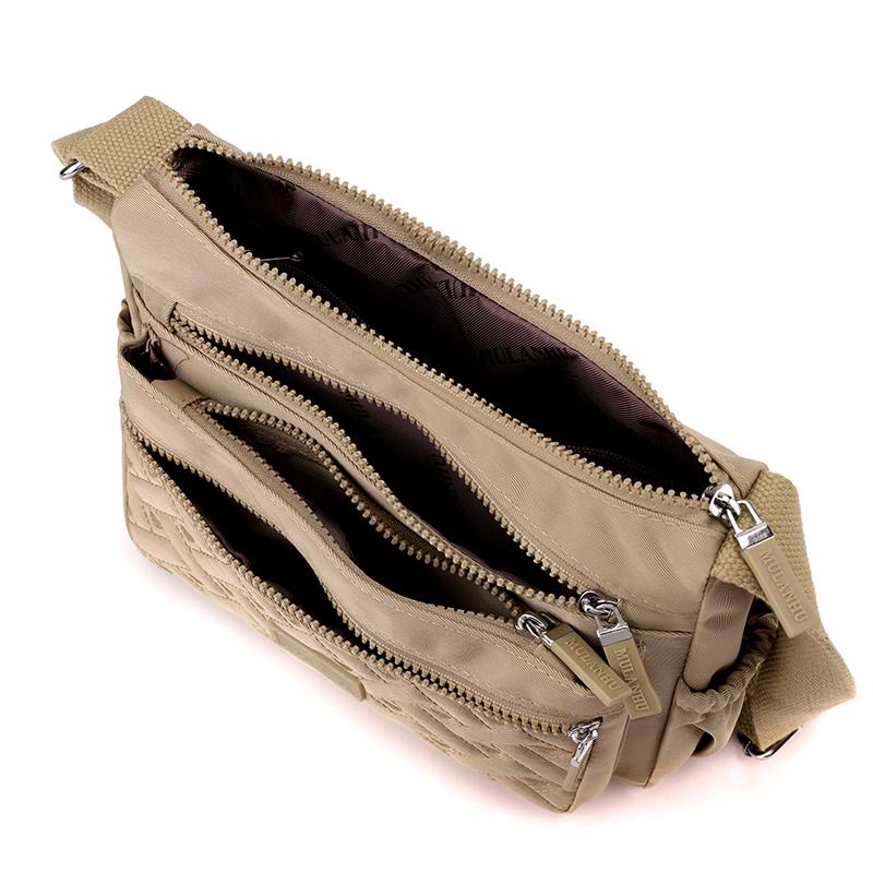 Multi-compartment Shoulder Bag Women's Crossbody Bag Large Capacity Nylon Mother Bag