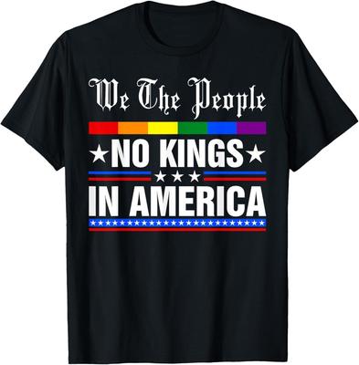 Nous Le Peuple Pas de Rois en Amérique T-shirt Politique Drôle Anti-Trump