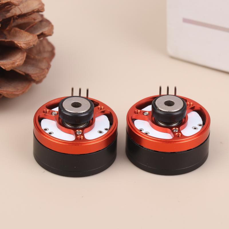 L28mm Magnetic External Rotor Gimbal Brushless Motor 3-Phase 330KV 2204 Brushless Motor 4mm Hollow Shaft Rotation Limit 290°