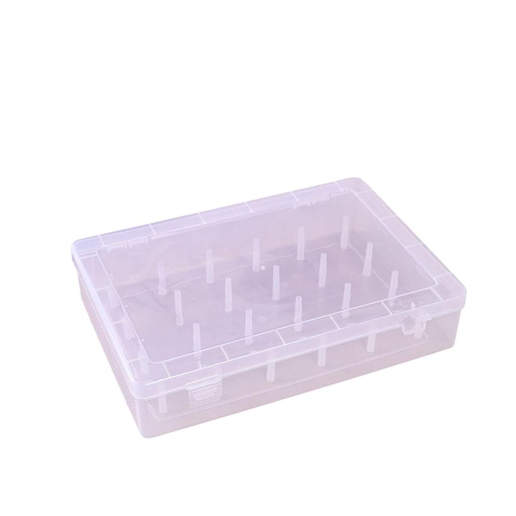 24-Spool DIY Sewing Thread Set with Needles & Plastic Storage Box
