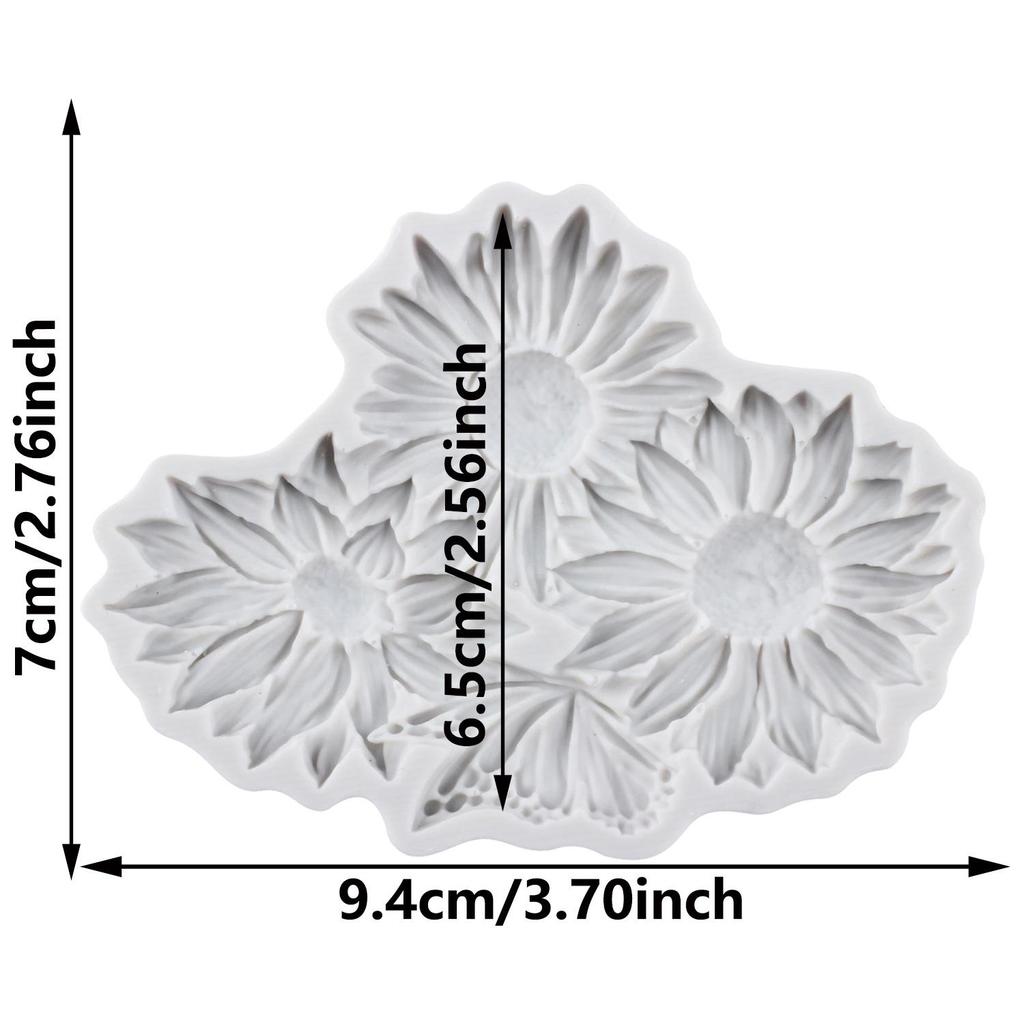 Daisy Flower Silicone Mold Butterfly Fondant Molds Cake Decorating Tools Theme Cake Dessert Decorated Chocolate Candy Mold