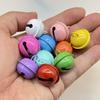 22mm Candy Color Bells for DIY Jewelry & Keyring Gifts - Metal Baked Paint Christmas Accessories