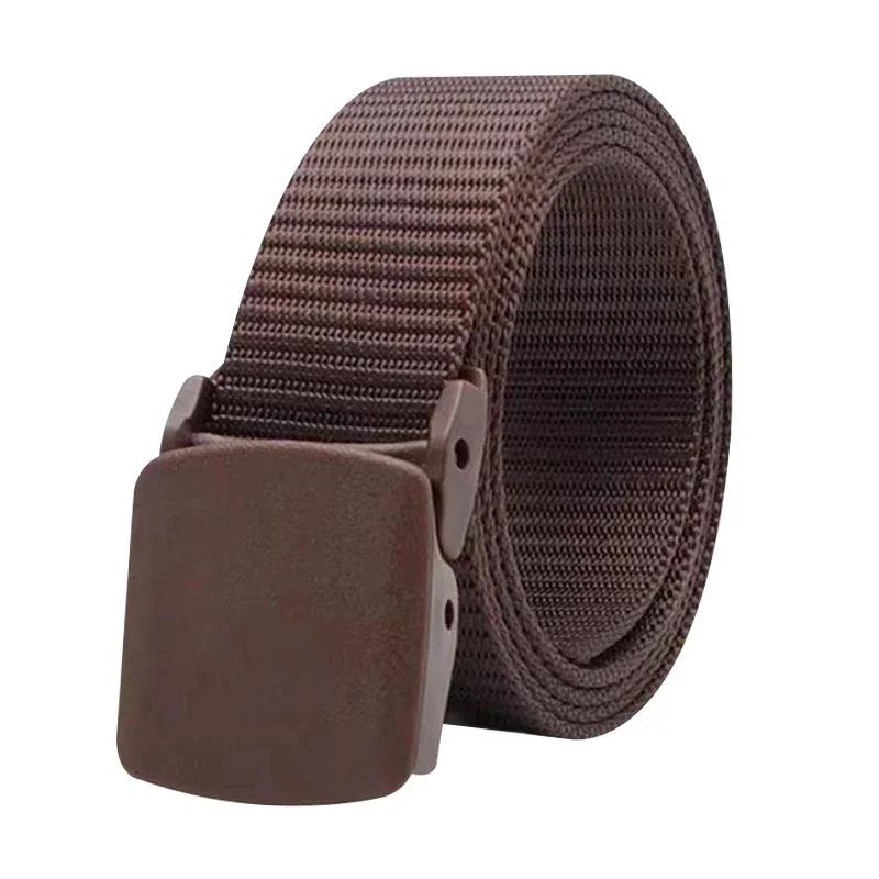 Automatic BuckleLight Comfortable Non-metal NylonBelt Outside Hunting Multifunctional Tactical CanvasBelt High Quality High Quality