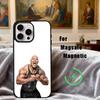 D-Dwayne Powerful J-Johnson Phone Case For iPhone17,16,15,14,13,12,11 Plus,Pro Max Magnetic For Magsafe Wireless Charging