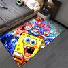 Cartoon Underwater Party Rug with Colorful Characters Suitable for Use As an Anti-slip Game Mat for Living Room and Bedroom Sofas