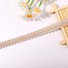 40M Length 1.2cm Wide Bright Hue Lace Trim Color Herringbone Woven Trim  Lampshade Ornament