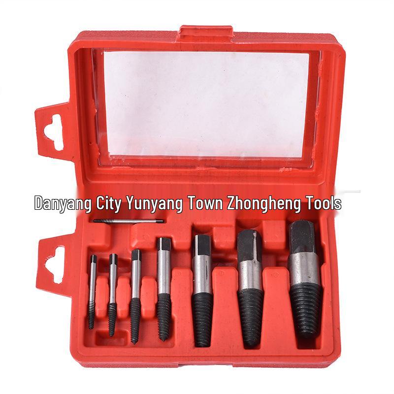 5/6/8-Piece High-Strength Broken Pipe & Screw Extractor Set