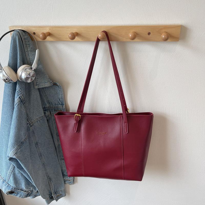 Premium Bag Women's 2025 New Popular Fashion Versatile Retro Shoulder Bag Large Capacity Commuter Tote Bag