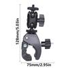 Motorcycle Camera Mount with Adapter Not  Slip Designs Action Camera Mount Bike Camera Bracket ABS Mounting for Camera 