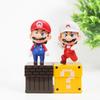 In Stock 4Pcs/Set Super Marios Action Figure Model Doll Cake Decoration Car Ornaments Anime Peripherals Children Toys