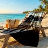 Toalla de Playa Harley-Davidson Motocicletas Nombre Personalizado Suave Duradera Secado Rápido Portátil para Nadar Playa Camping Viaje Accesorios de Playa Gimnasio