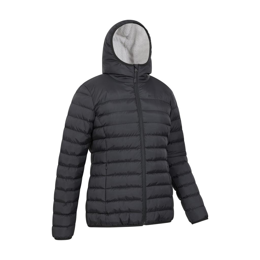 Mountain Warehouse Dame/Dame Faux Fur Fôret, polstret jakke