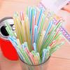 100Pcs/Set Curved Plastic Drinking Straw Cocktail Lounge Wedding Birthday Party