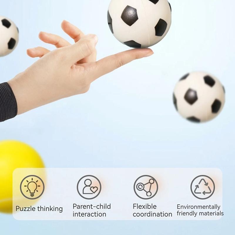 Return Sponge Rubber Hand Ball Game Exercises Bouncing Elastic Sport Strength Training Children Kids Outdoor Toy Ball