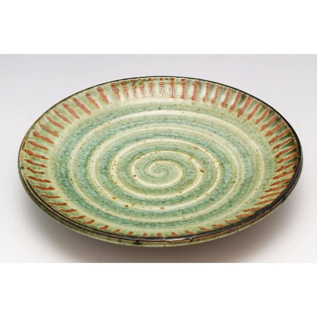 Utsuwa Roan Seto Ware Shinsen Ceramics Food Ash Glaze Jukusa Plate Serving Dish 17cm Diameter Tableware Set 5 Pieces Made In Japan "Japanese Utensils"