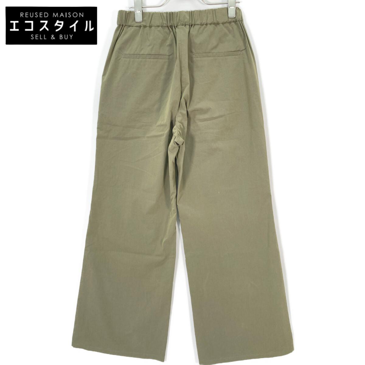 

EVERY DAY I LIKE 24th year khaki satin pull-on pants Bottoms 38 khakiUsed