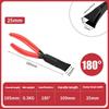 Universal Hand Seamer Sheet Metal Bending Pliers 45° 90° Straight Jaw for Roofing HVAC Auto Body Repair Metalworking Tool