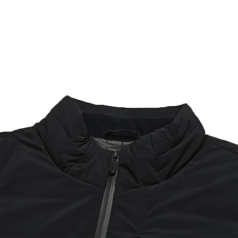 Fila Golf Series Classic Versatile Lightweight Warm Soft Stretch Stand Collar Down Jacket Men Outerwear A11M545928FBK