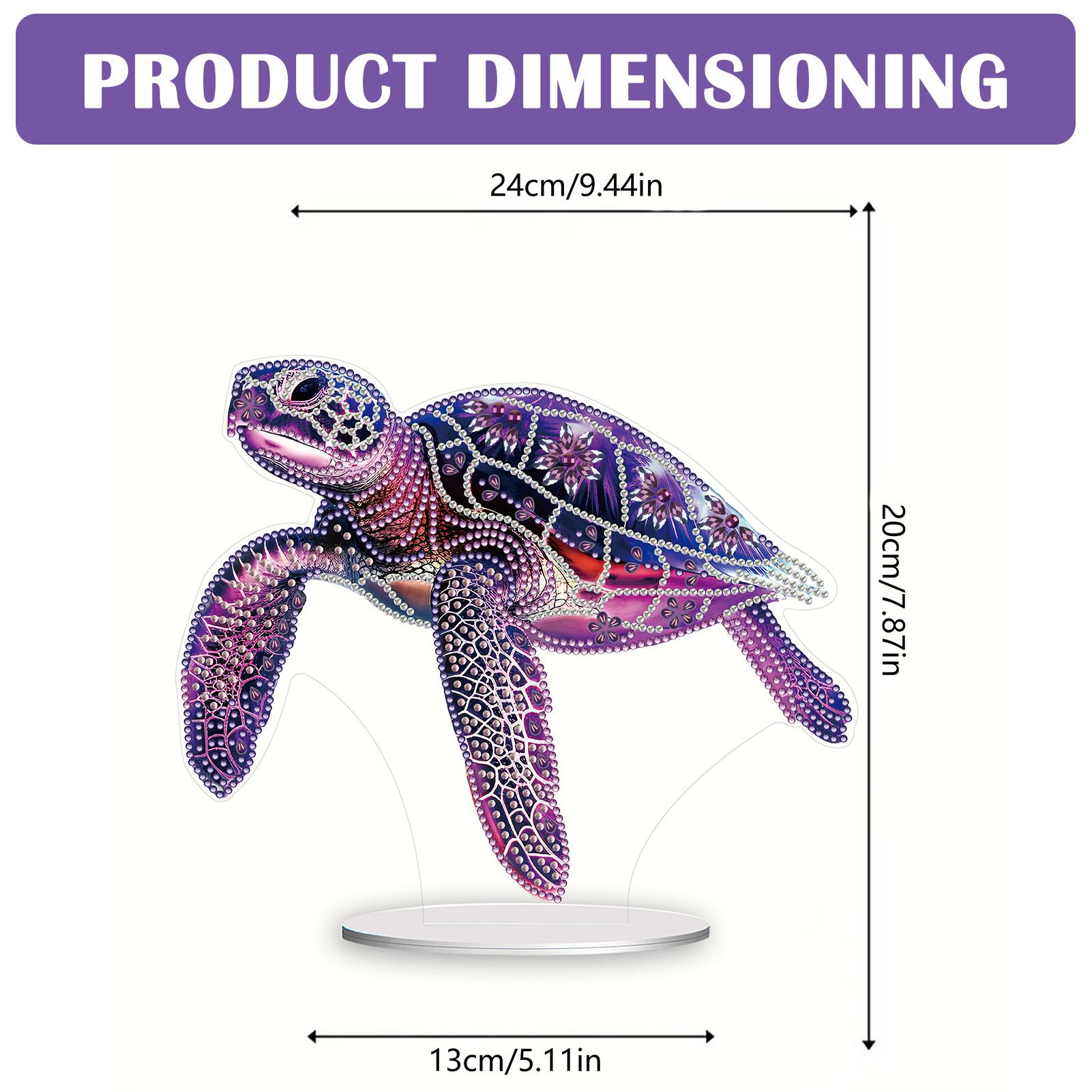 

Jellyfish Table Top Diamond Painting Ornament Kits Octopus Diamond Painting Tabletop Ornaments Kit for Home Office Desktop Decor