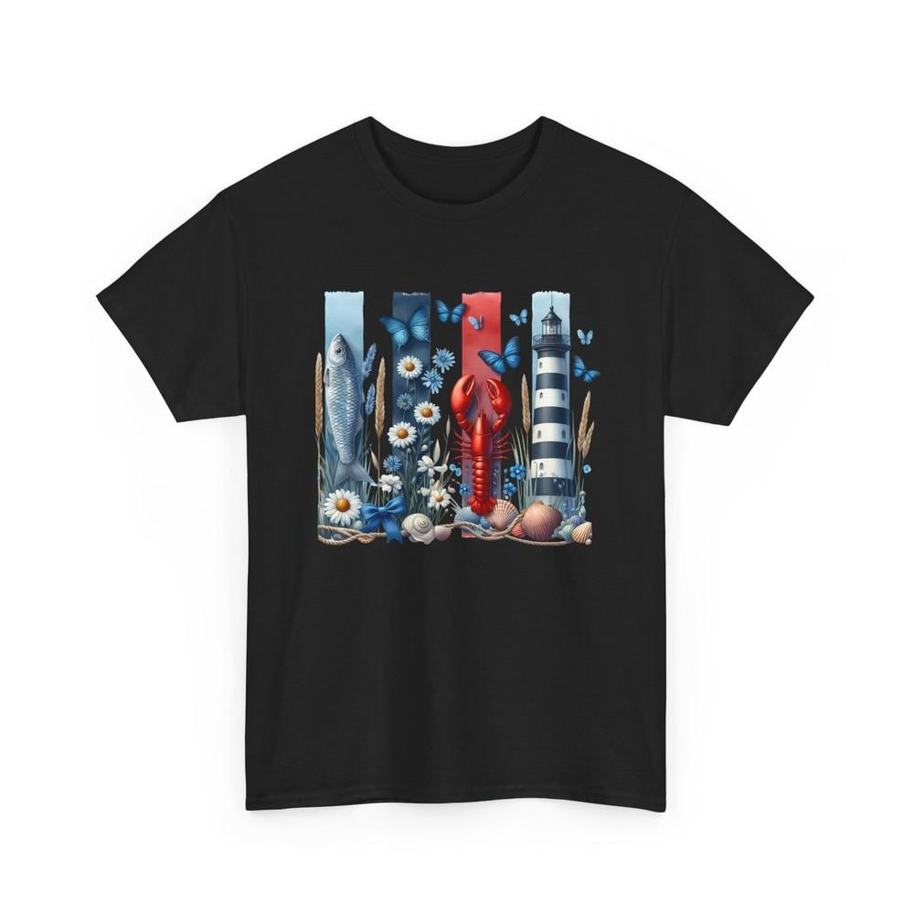 

Футболка «Пляжное настроение» | Летние океанские волны | Соленая пляжная океанская футболка с мазком кисти L