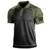 Polo da Uomo T-shirt Stampate Colorate Moda Outdoor Casual Sportiva Larga Street Scollo a Punta Magliette