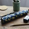 Roll Up Roll Pen Curtain Vintage Makeup Brush Wrap Pen Holder Storage Pouch  School Supplies