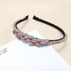 Handmade Girls Hair Accessories Fashion Crystal Weaving Headdress Headband Hair Band Head Hoop