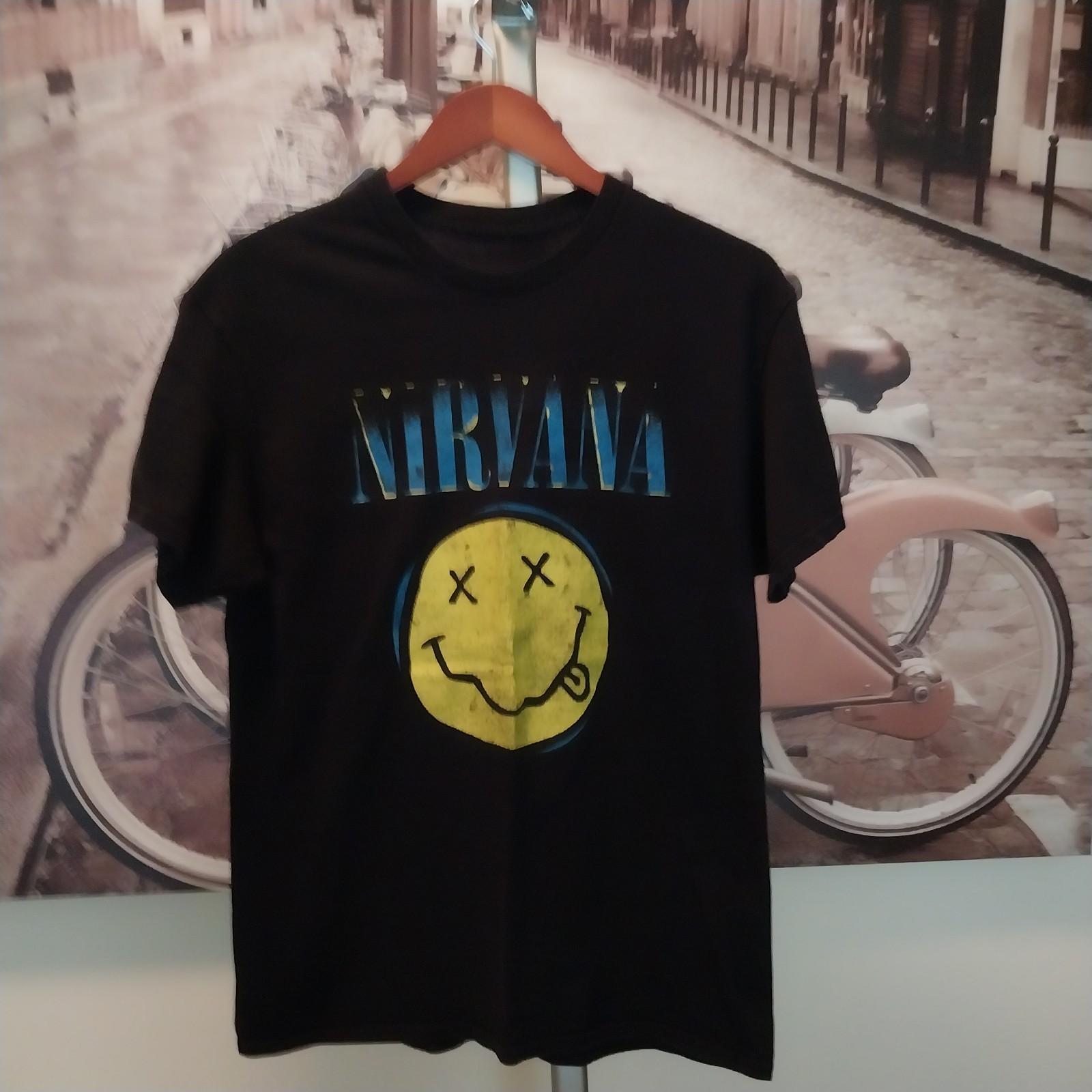 Nirvana Happy Face Shirt Size Medium Unisex T-Shirt XXXL
