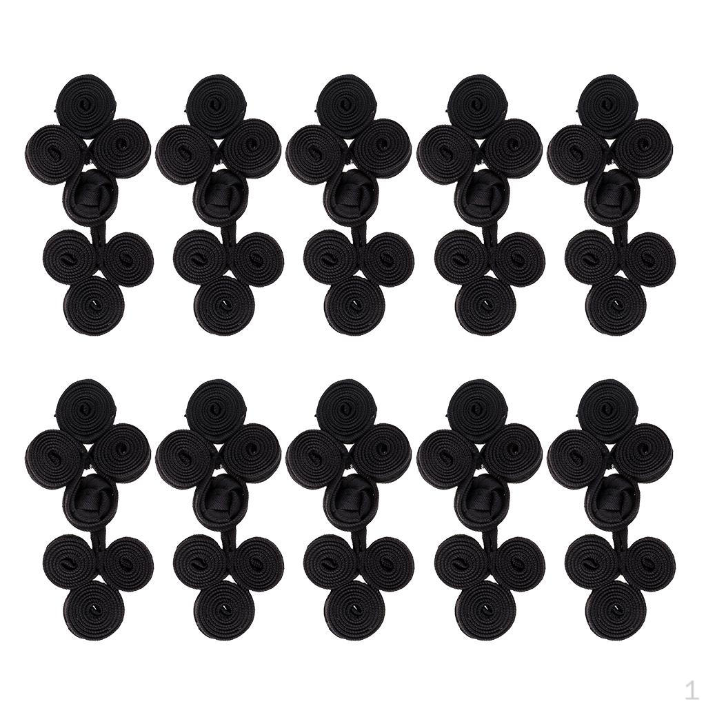 

10 комплектов китайских пуговиц, застежек для колес, швейных свадебных декораций